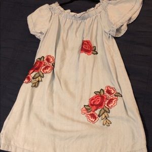 Off the shoulders dress